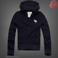 heren abercrombie and fitch truien zipper hooded gestreept donkerblauw Van Bekende Merken rwi2m852